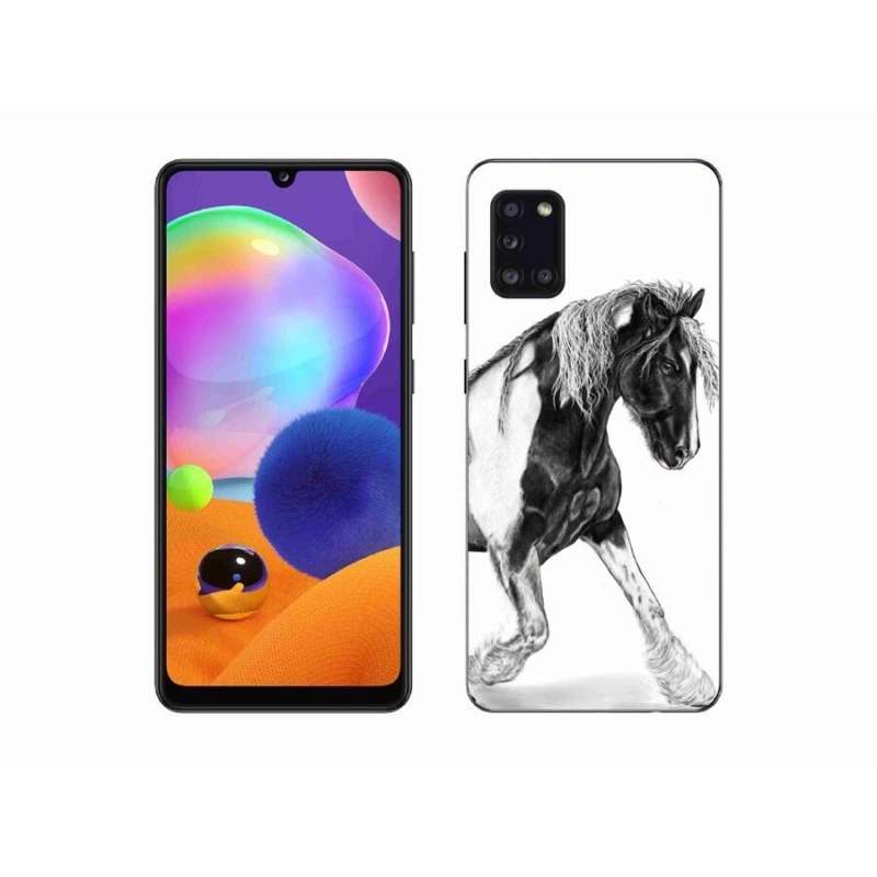 Gélový kryt mmCase na mobil Samsung Galaxy A31 - kôň