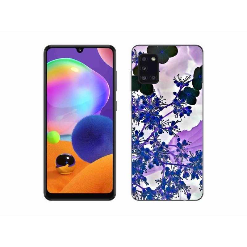 Gélový kryt mmCase na mobil Samsung Galaxy A31 - kvet hortenzie