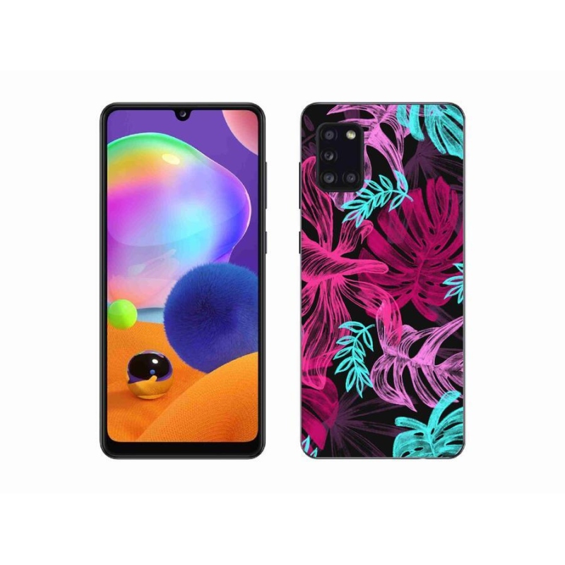 Gélový kryt mmCase na mobil Samsung Galaxy A31 - kvety 1