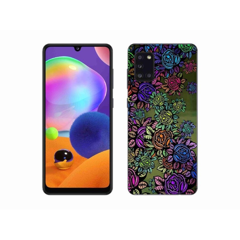 Gélový kryt mmCase na mobil Samsung Galaxy A31 - kvety 6