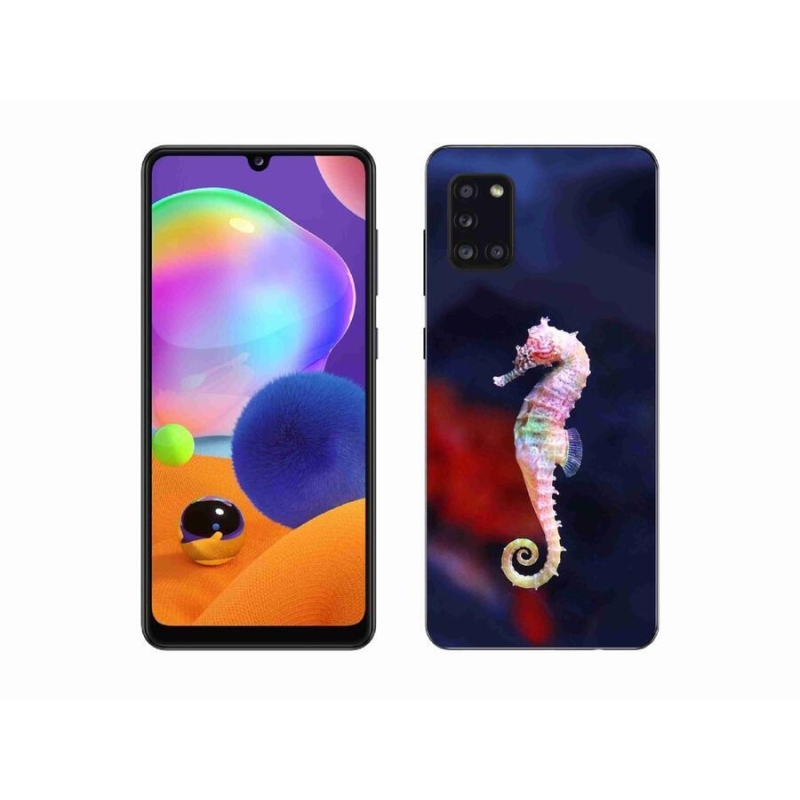 Gélový kryt mmCase na mobil Samsung Galaxy A31 - morský koník