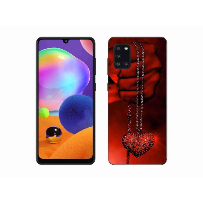 Gélový kryt mmCase na mobil Samsung Galaxy A31 - náhrdelník