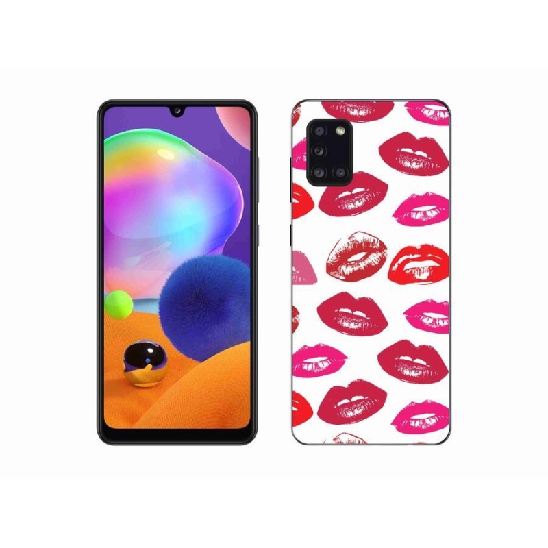 Gélový kryt mmCase na mobil Samsung Galaxy A31 - pery