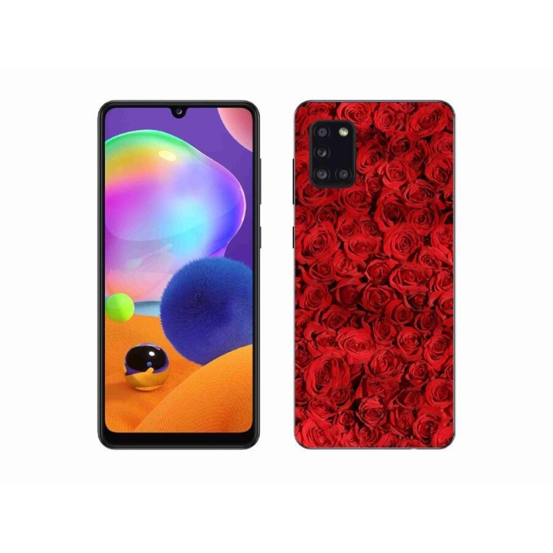 Gélový kryt mmCase na mobil Samsung Galaxy A31 - ruža