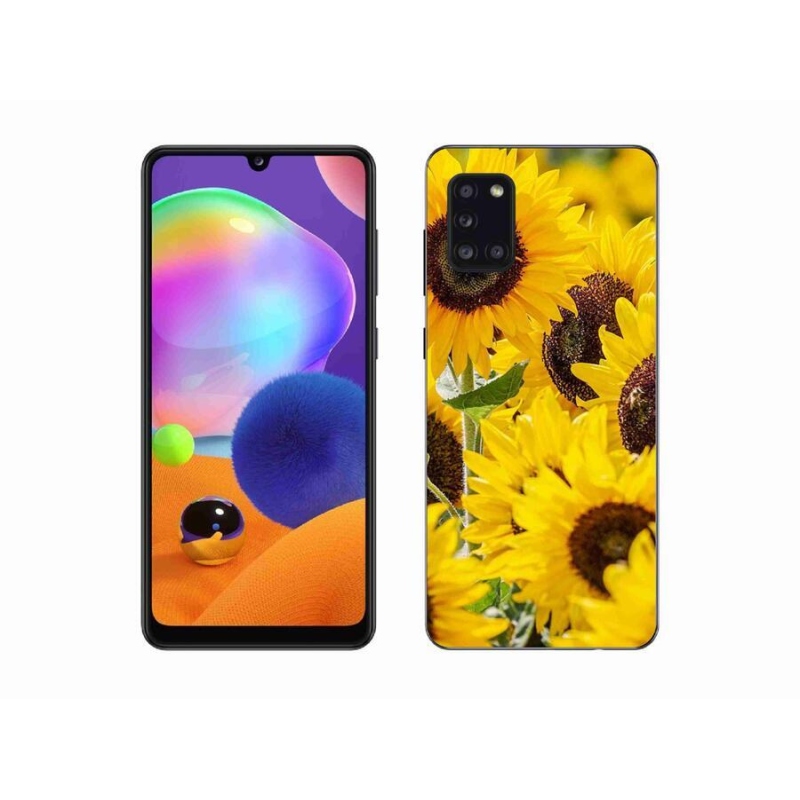 Gélový kryt mmCase na mobil Samsung Galaxy A31 - slnečnica