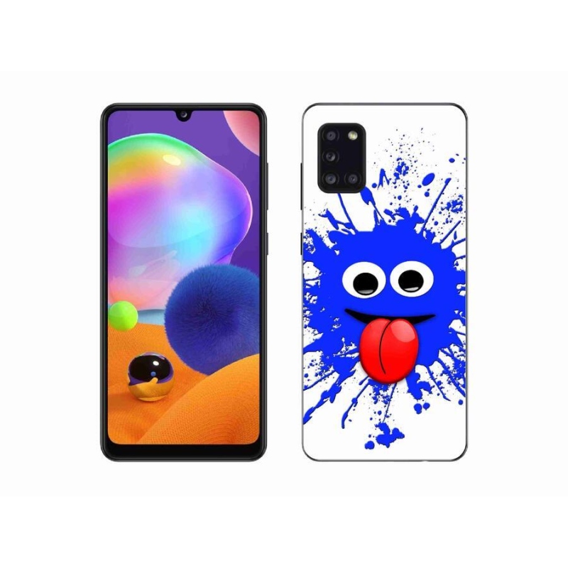 Gélový kryt mmCase na mobil Samsung Galaxy A31 - strašidlo