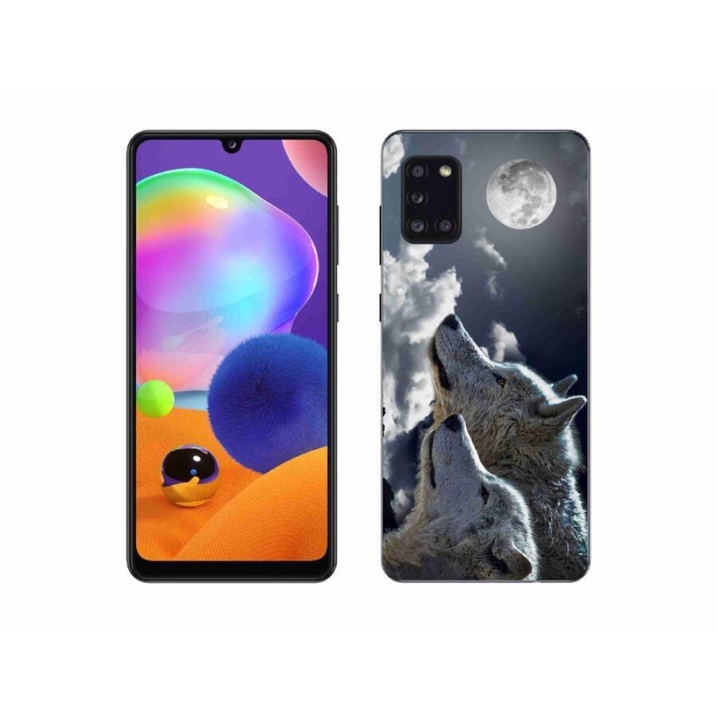 Gélový kryt mmCase na mobil Samsung Galaxy A31 - vlci