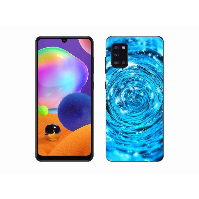 Gélový kryt mmCase na mobil Samsung Galaxy A31 - vodný vír