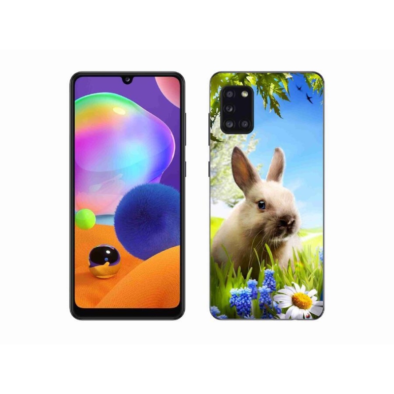 Gélový kryt mmCase na mobil Samsung Galaxy A31 - zajačik