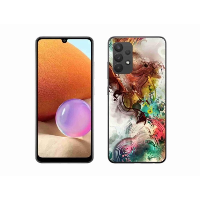 Gélový kryt mmCase na mobil Samsung Galaxy A32 4G - abstrakt 1