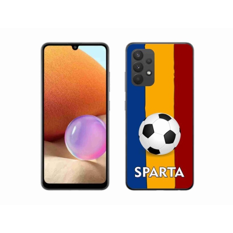 Gélový kryt mmCase na mobil Samsung Galaxy A32 4G - futbal 1