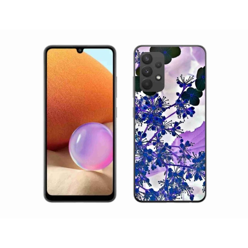 Gélový kryt mmCase na mobil Samsung Galaxy A32 4G - kvet hortenzie