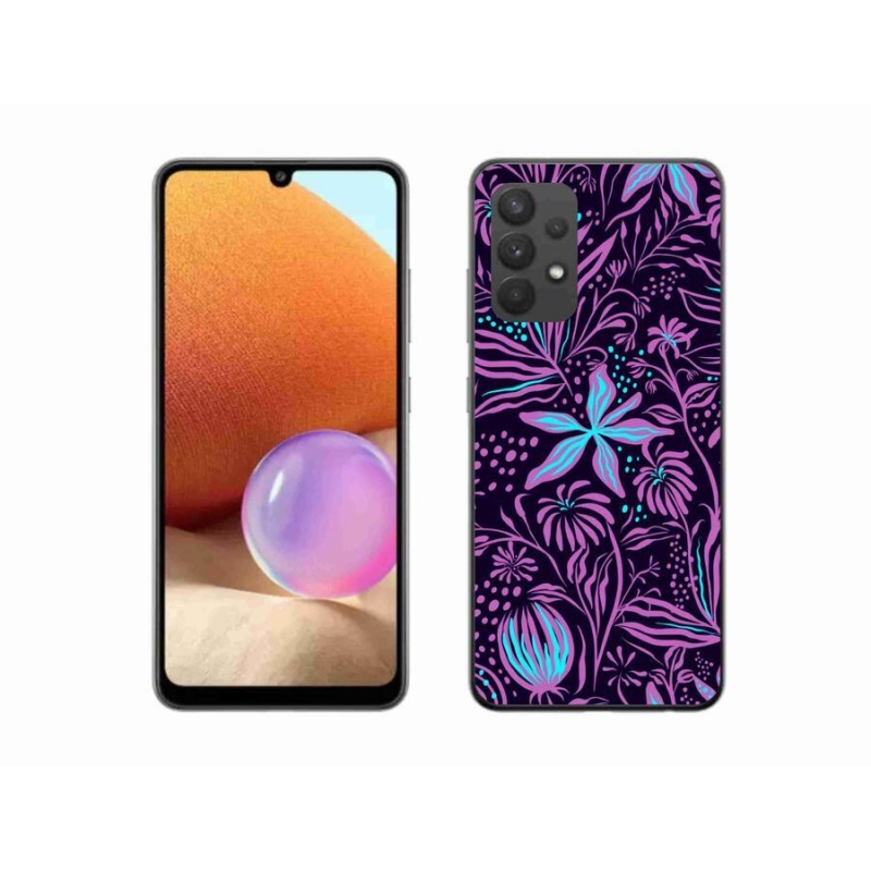 Gélový kryt mmCase na mobil Samsung Galaxy A32 4G - kvety 2