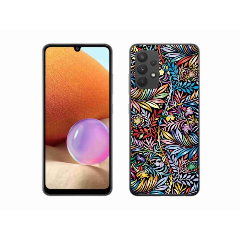 Gélový kryt mmCase na mobil Samsung Galaxy A32 4G - kvety 5