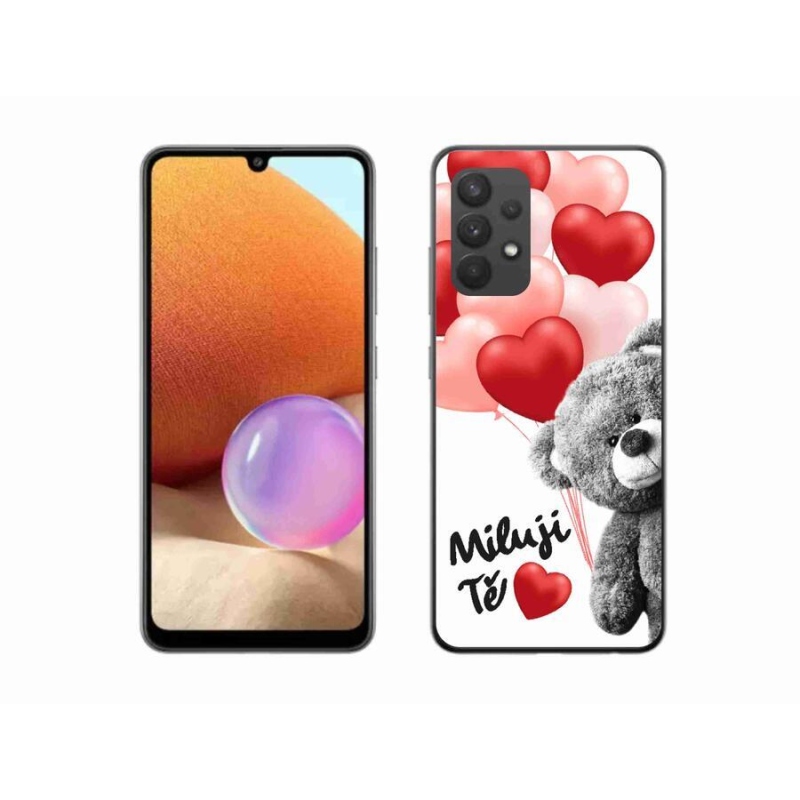 Gélový kryt mmCase na mobil Samsung Galaxy A32 4G - milujem Ťa