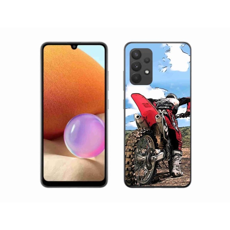 Gélový kryt mmCase na mobil Samsung Galaxy A32 4G - moto