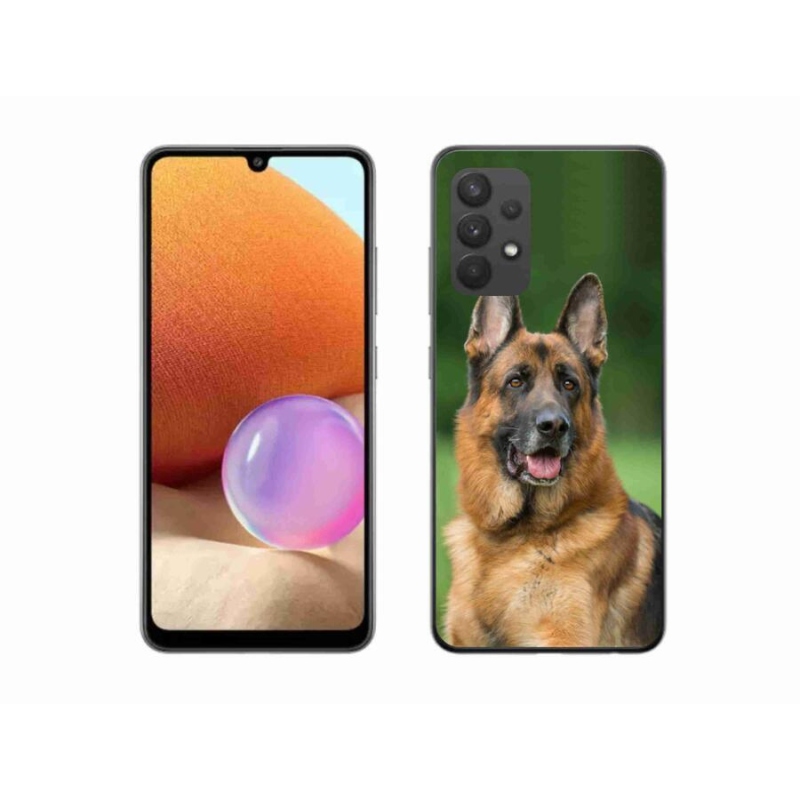 Gélový kryt mmCase na mobil Samsung Galaxy A32 4G - nemecký ovčiak