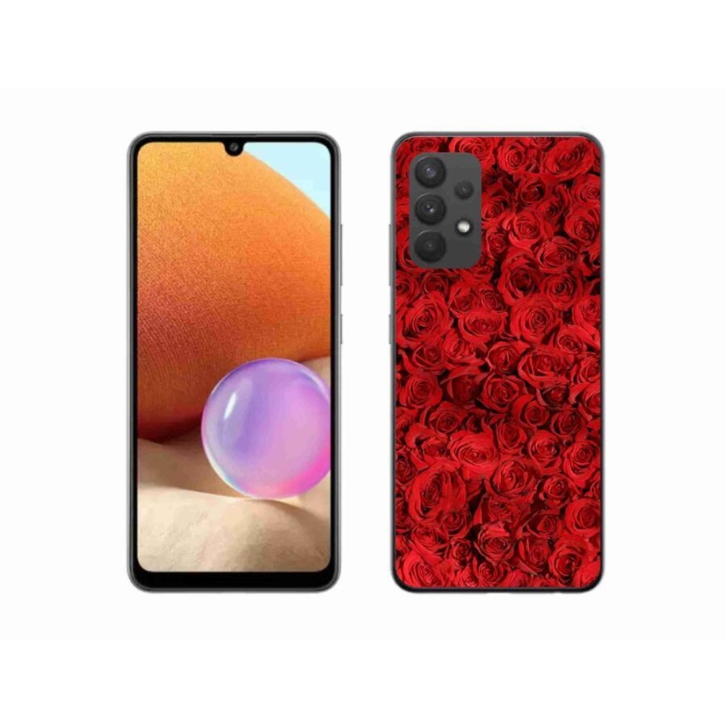 Gélový kryt mmCase na mobil Samsung Galaxy A32 4G - ruža