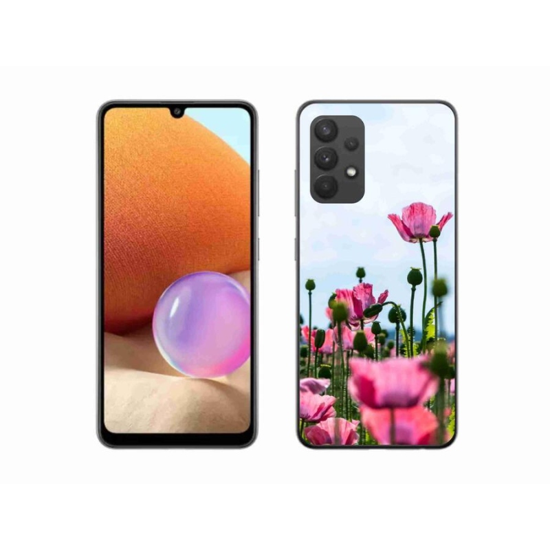 Gélový kryt mmCase na mobil Samsung Galaxy A32 4G - vlčí mak