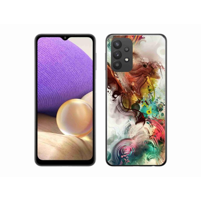 Gélový kryt mmCase na mobil Samsung Galaxy A32 5G - abstrakt 1