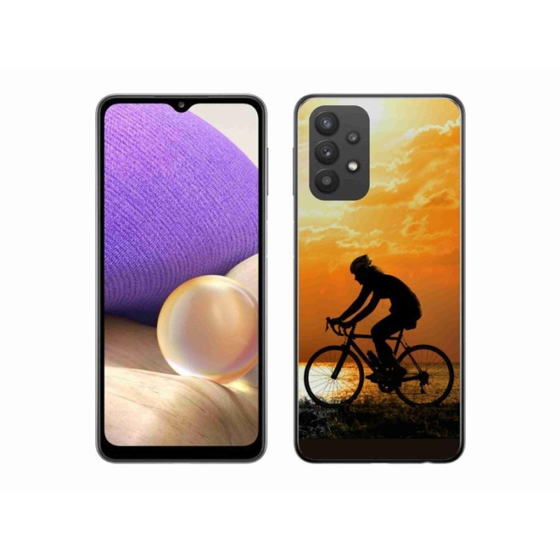 Gélový kryt mmCase na mobil Samsung Galaxy A32 5G - cyklovýlety