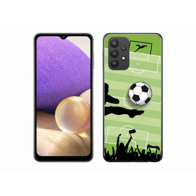 Gélový kryt mmCase na mobil Samsung Galaxy A32 5G - futbal 3