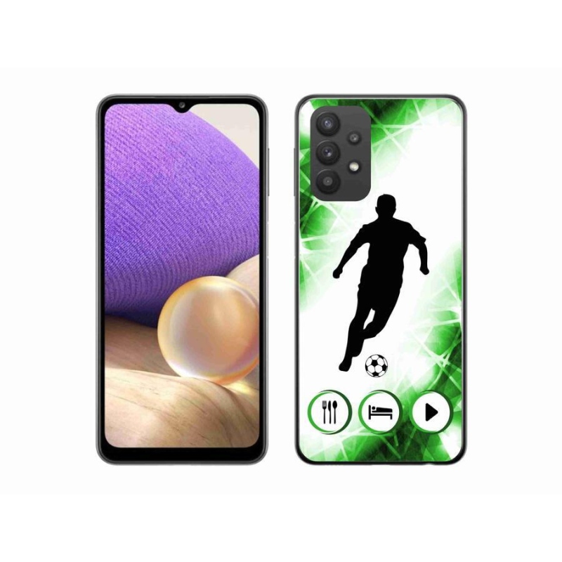 Gélový kryt mmCase na mobil Samsung Galaxy A32 5G - futbalista