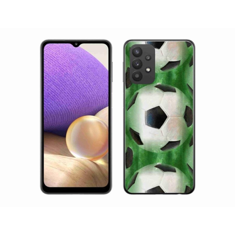 Gélový kryt mmCase na mobil Samsung Galaxy A32 5G - futbalová lopta