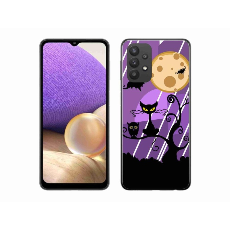 Gélový kryt mmCase na mobil Samsung Galaxy A32 5G - halloween