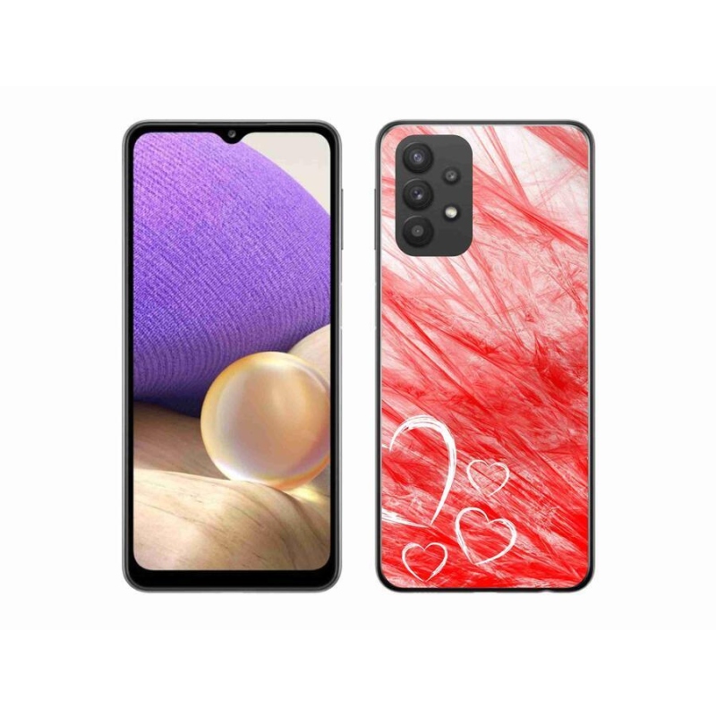 Gélový kryt mmCase na mobil Samsung Galaxy A32 5G - heart