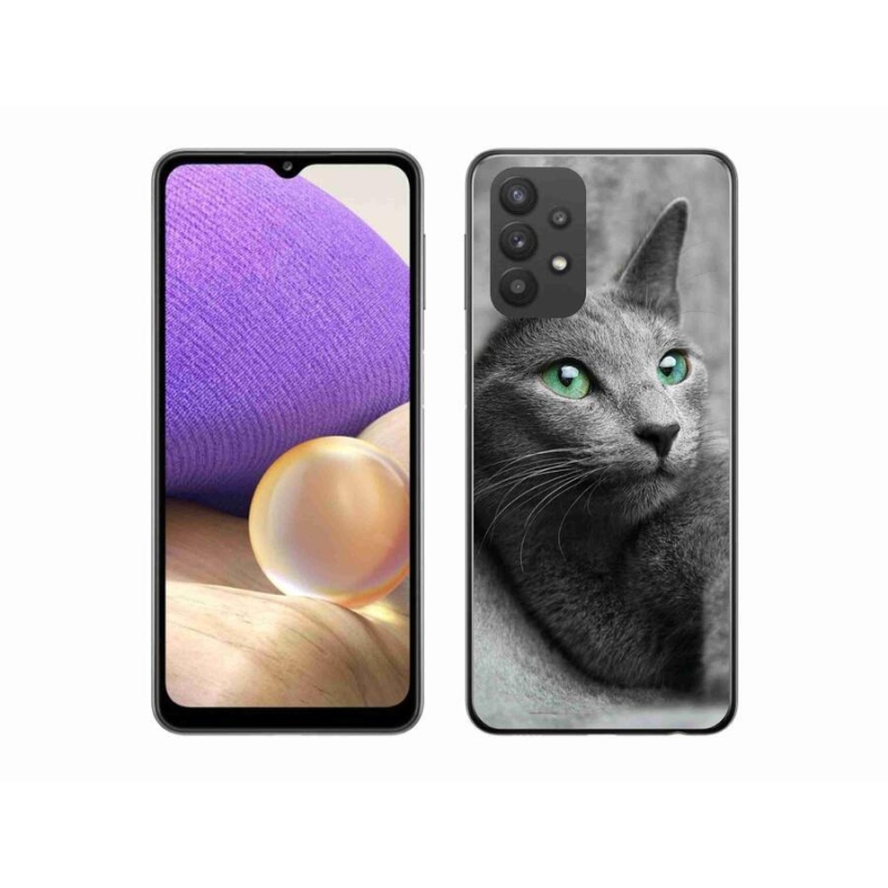 Gélový kryt mmCase na mobil Samsung Galaxy A32 5G - mačka 2