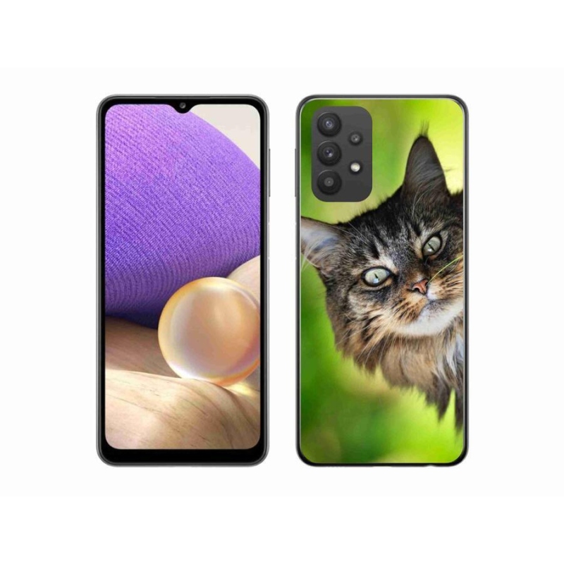 Gélový kryt mmCase na mobil Samsung Galaxy A32 5G - mačka 3