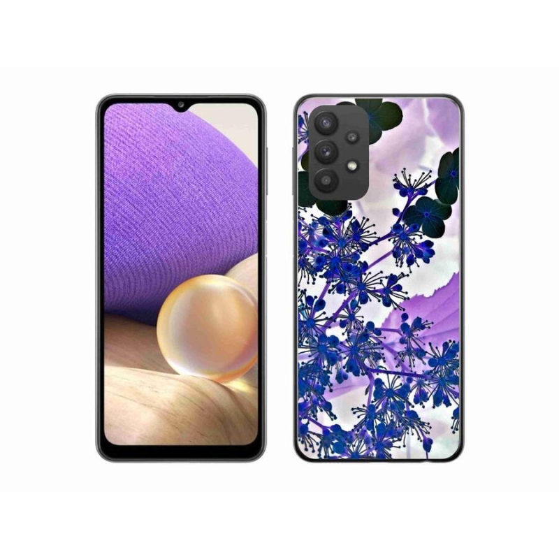 Gélový kryt mmCase na mobil Samsung Galaxy A32 5G - kvet hortenzie