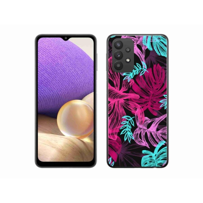 Gélový kryt mmCase na mobil Samsung Galaxy A32 5G - kvety 1