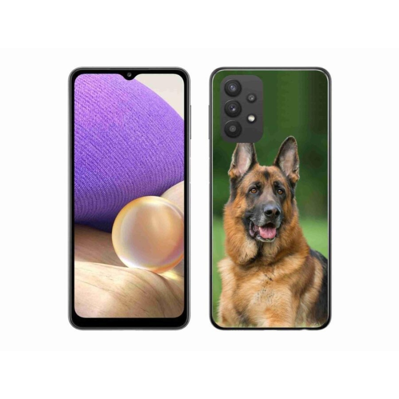 Gélový kryt mmCase na mobil Samsung Galaxy A32 5G - nemecký ovčiak