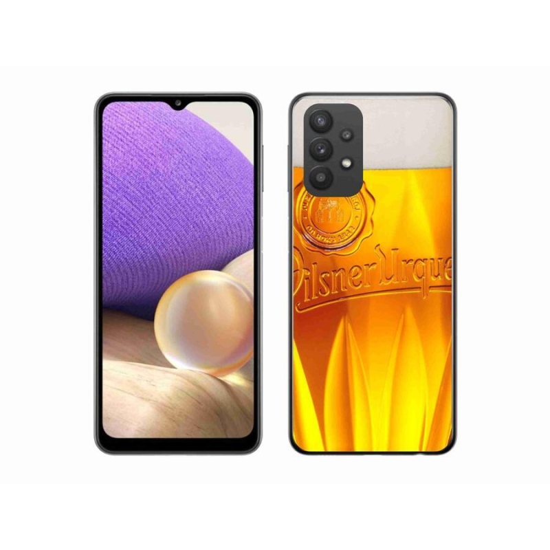 Gélový kryt mmCase na mobil Samsung Galaxy A32 5G - pivo