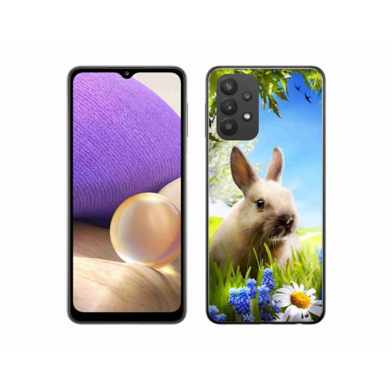 Gélový kryt mmCase na mobil Samsung Galaxy A32 5G - zajačik