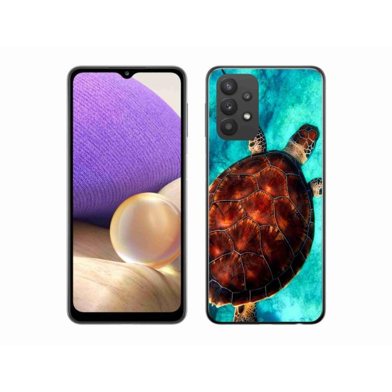 Gélový kryt mmCase na mobil Samsung Galaxy A32 5G - korytnačka