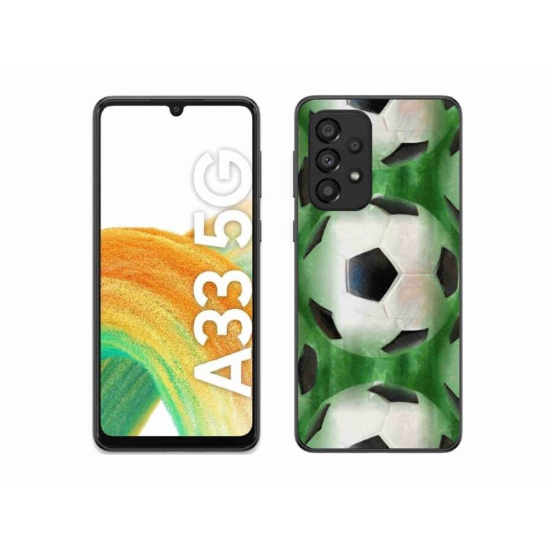 Gélový kryt mmCase na mobil Samsung Galaxy A33 5G - futbalová lopta