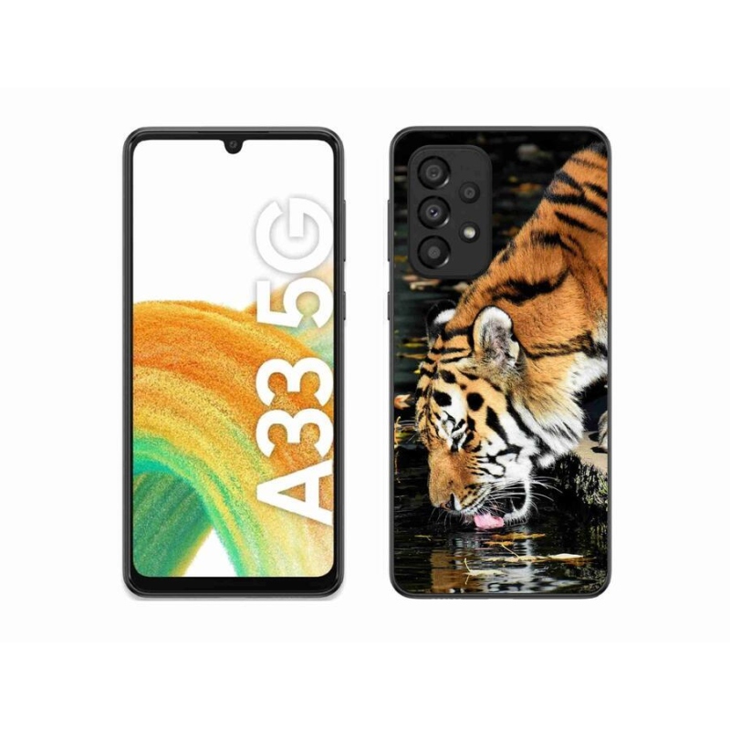 Gélový kryt mmCase na mobil Samsung Galaxy A33 5G - smädný tiger