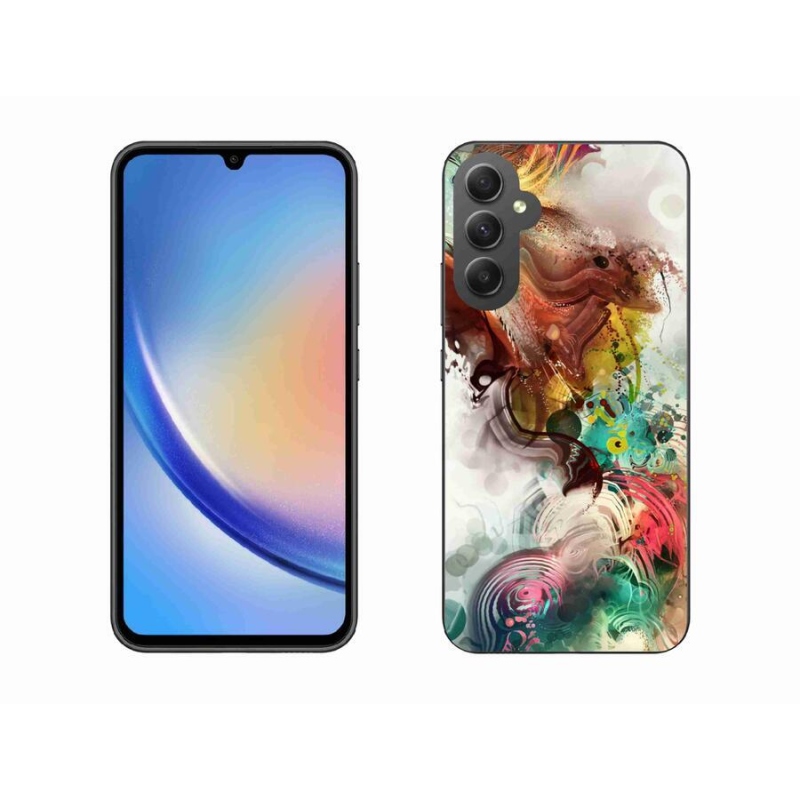 Gélový kryt mmCase na mobil Samsung Galaxy A34 5G - abstrakt 1