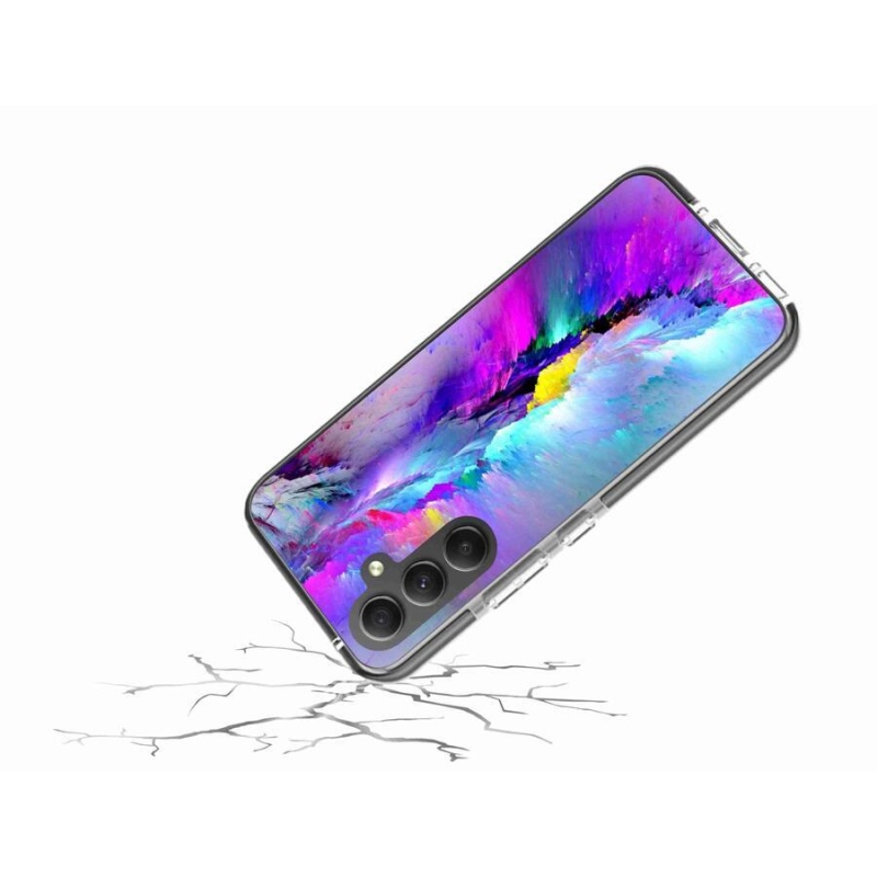 Gélový kryt mmCase na mobil Samsung Galaxy A34 5G - abstrakt