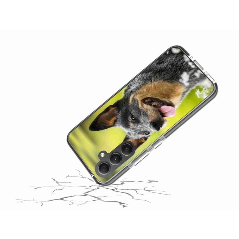 Gélový kryt mmCase na mobil Samsung Galaxy A34 5G - austrálsky pastiersky pes