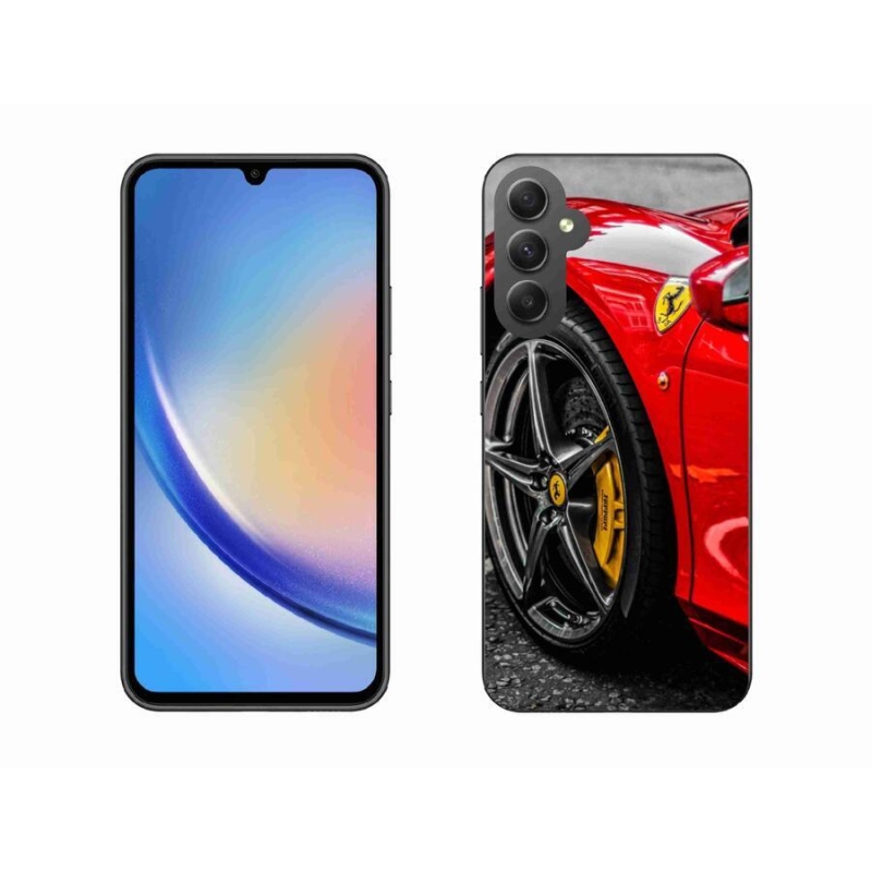 Gélový kryt mmCase na mobil Samsung Galaxy A34 5G - auto 1