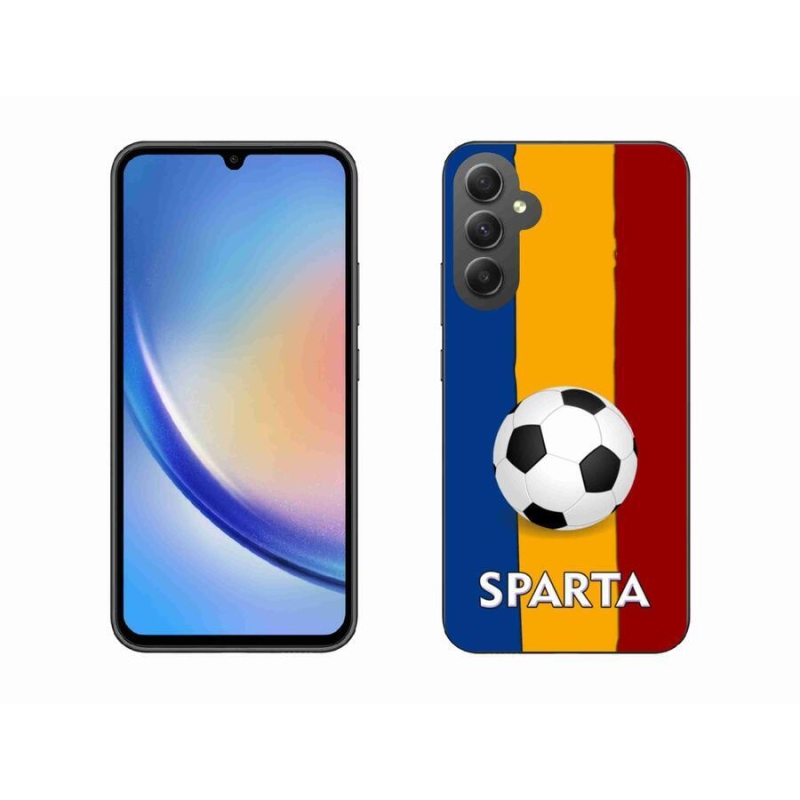 Gélový kryt mmCase na mobil Samsung Galaxy A34 5G - futbal 1