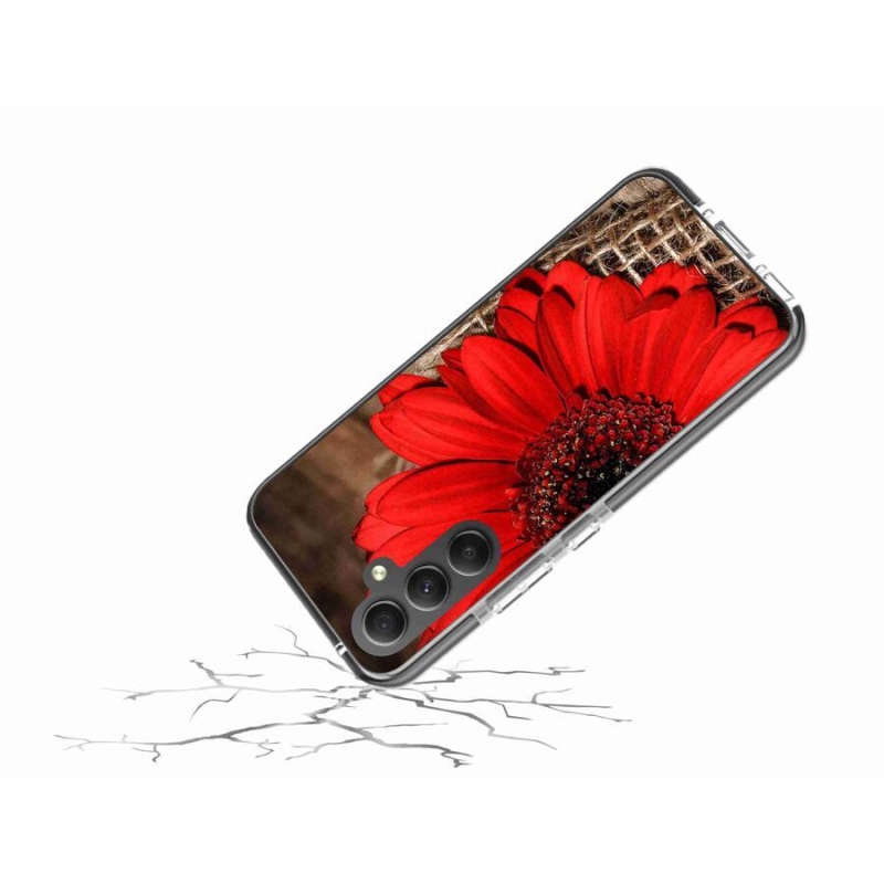 Gélový kryt mmCase na mobil Samsung Galaxy A34 5G - gerbera