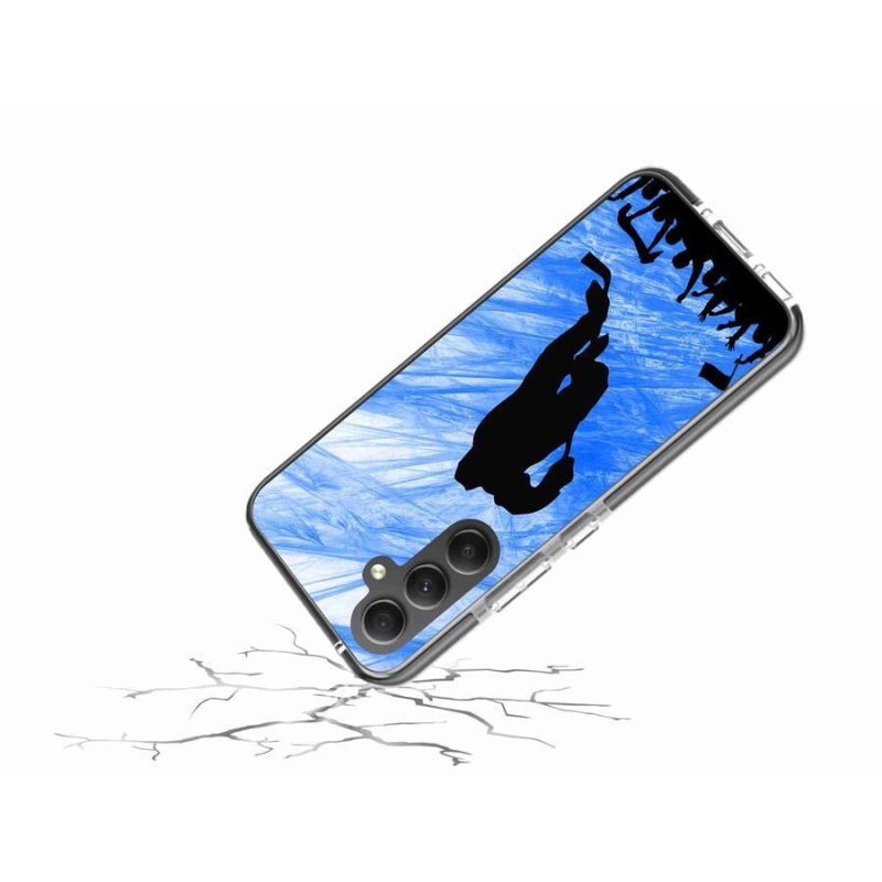 Gélový kryt mmCase na mobil Samsung Galaxy A34 5G - hokejový hráč
