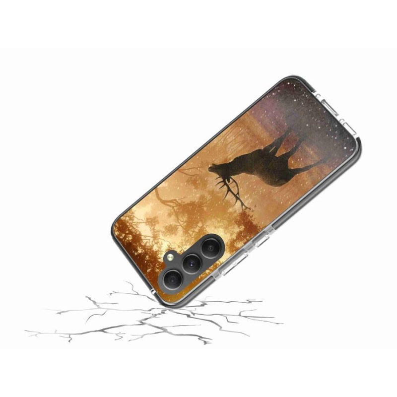Gélový kryt mmCase na mobil Samsung Galaxy A34 5G - jeleň v ruji