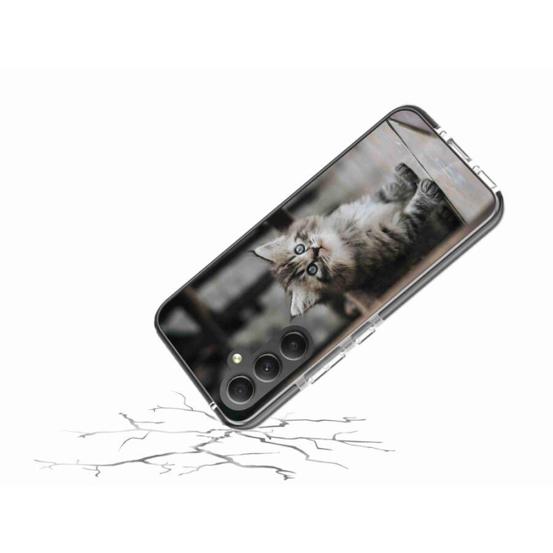 Gélový kryt mmCase na mobil Samsung Galaxy A34 5G - mačiatko