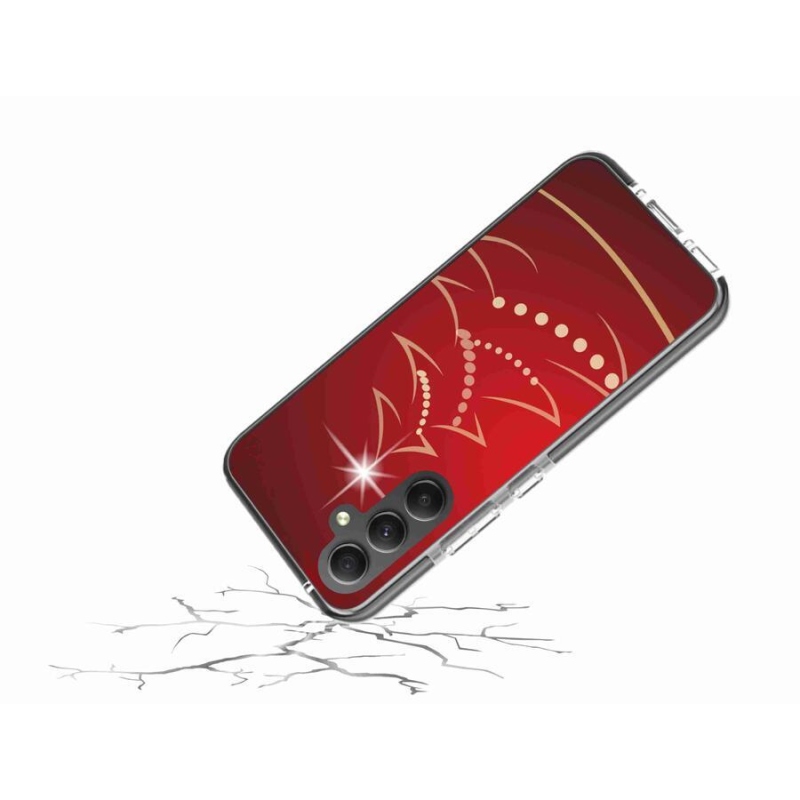 Gélový kryt mmCase na mobil Samsung Galaxy A34 5G - kreslený vianočný stromček